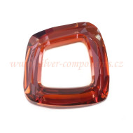 Swarovski Cosmic Square Ring 4437 14mm - Red Magma Swarovski Cosmic Square Ring 4437 14mm - Red Magma